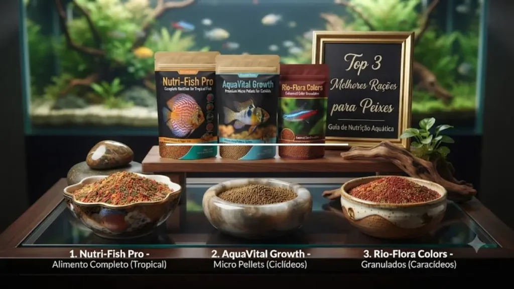 Top3 Melhores Rações para peixes: Guia Completo!