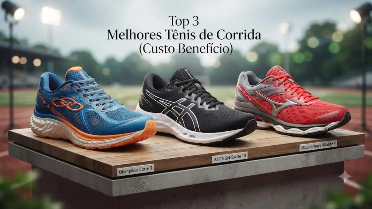 Top 3 Melhores Tênis de Corrida: (Em Custo Benefício)