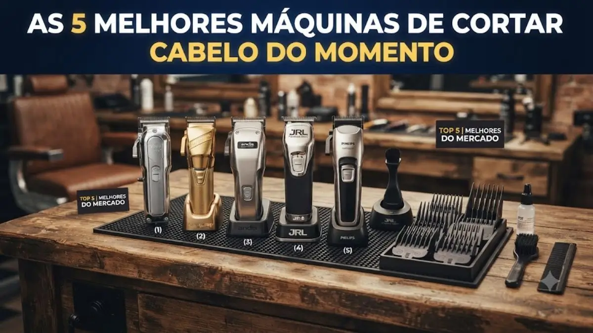 Top5 Melhores máquinas de cortar cabelo do momento!