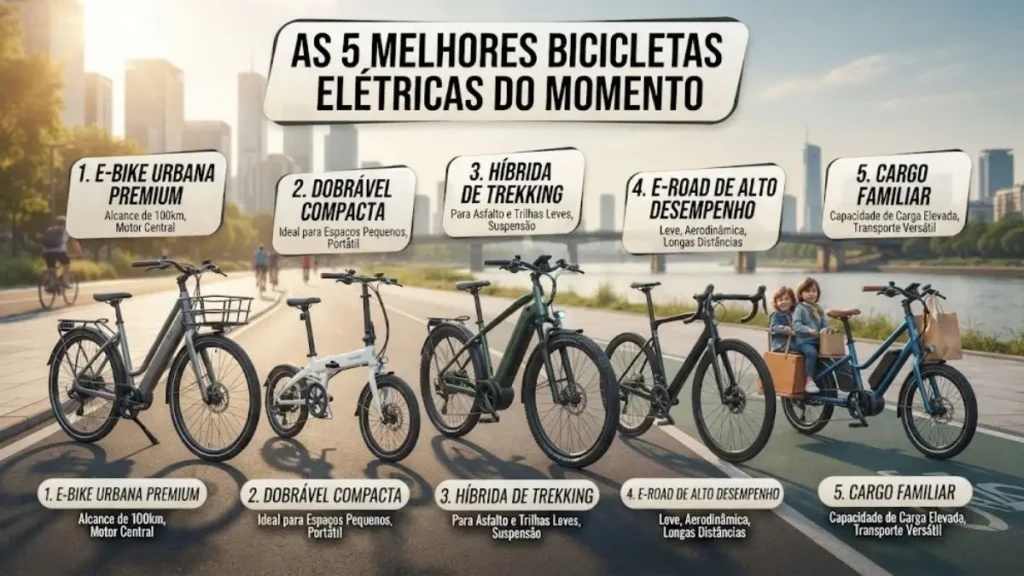 5 Melhores Bicicletas Elétricas do Momento!