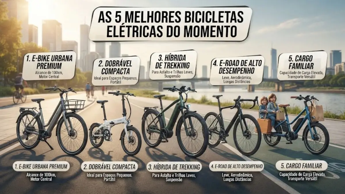 5 Melhores Bicicletas Elétricas do Momento!