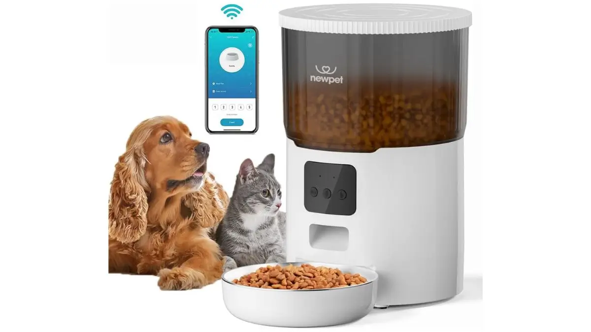 Comedouro Automático Para Gatos Com 3 Tigelas Newpet Bom e Barato